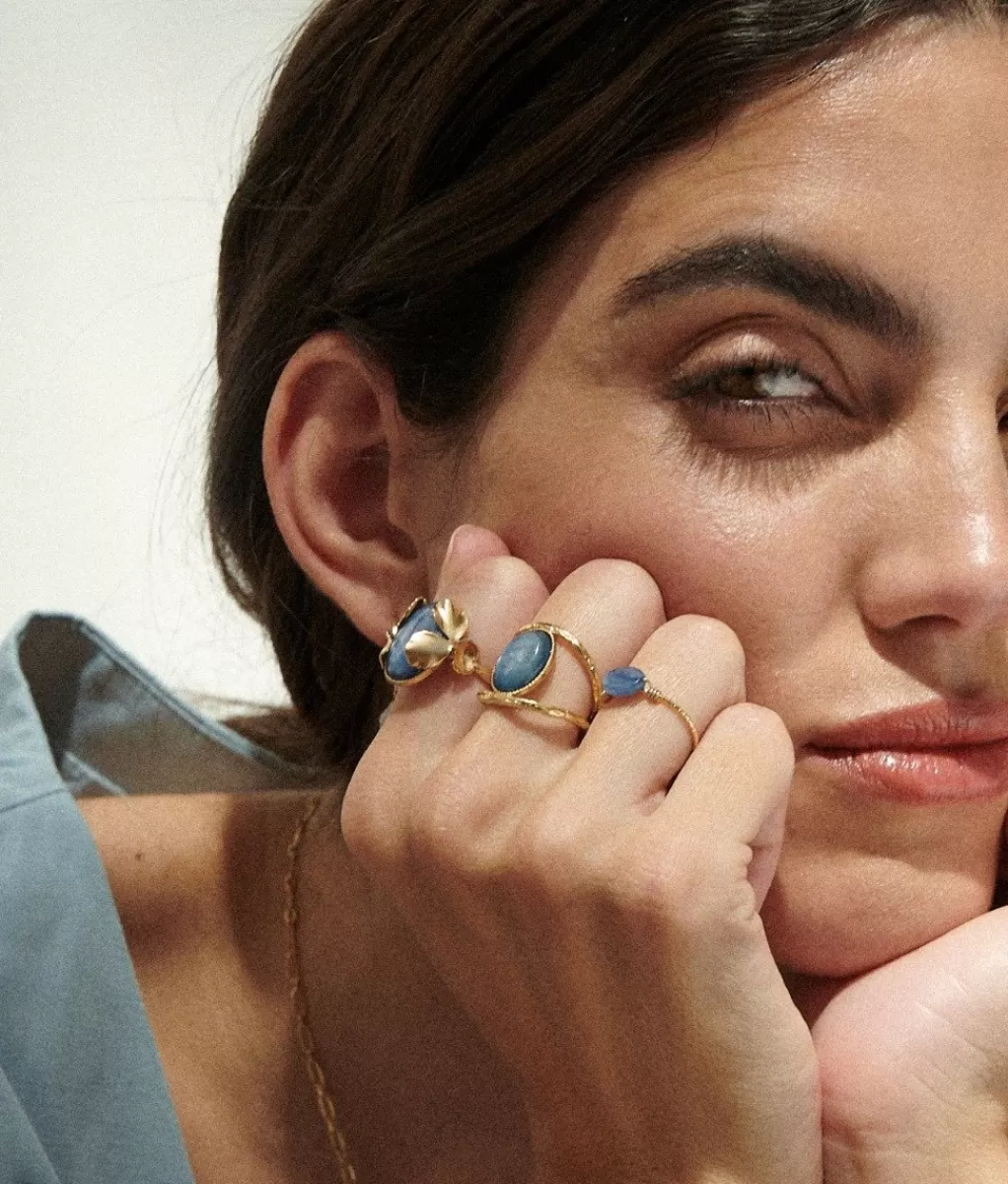 Lou Yetu Bague Azul Cheap