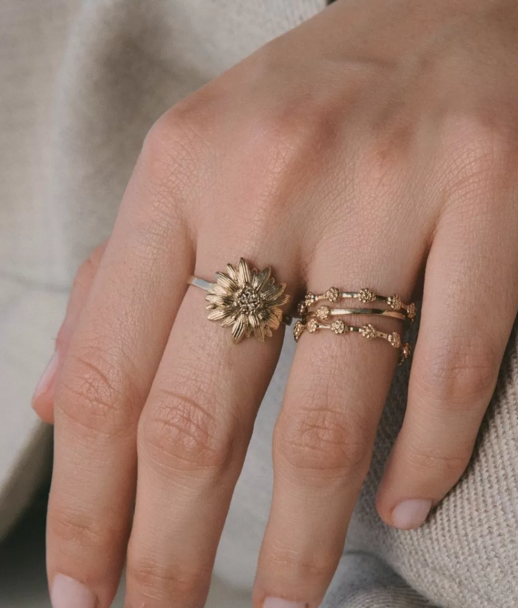 Lou Yetu Bague Dahlia Sale