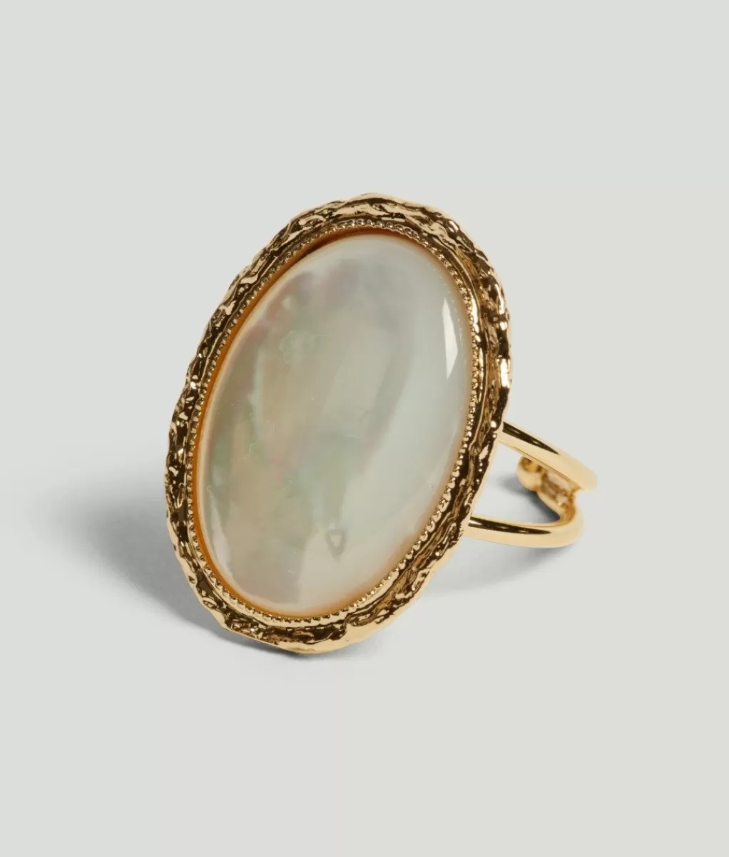 Lou Yetu Bague Lana Agate Verte New