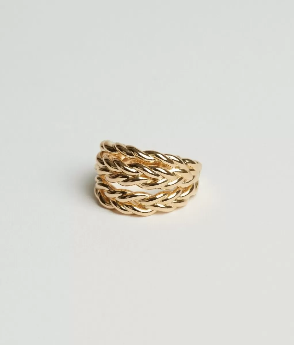 Lou Yetu Bague Leonie Doree Clearance