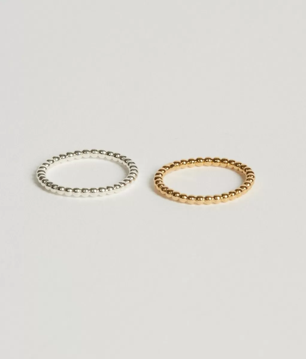 Lou Yetu Bague Paulette Plaque Argent Shop