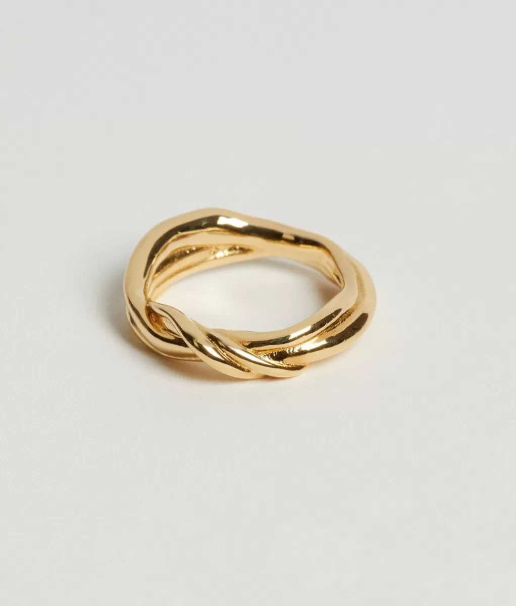 Lou Yetu Bague Tomtom Doree Shop