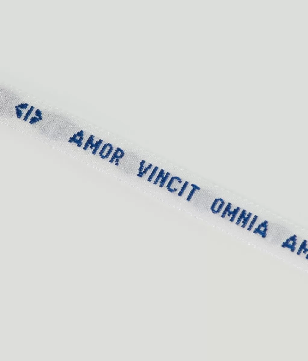 Lou Yetu Bracelet Amor Vincit Omnia Bleu Marine Hot